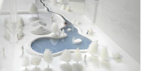 1/100 model of the project. Credit: Keitaro ITO lab