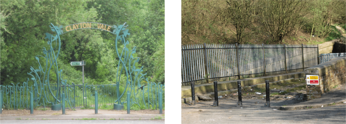 different entrances