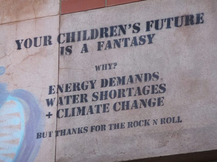 In Adelaide, Australia "Your children's future is a fantasy," Photo: Paul Downton.