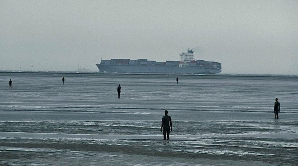 "Another Place", sculptures by Antony Gormley.