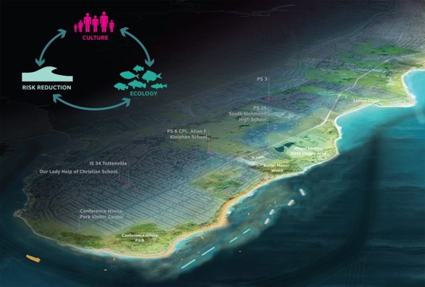 A picture containing a map of Staten Island/Raritan Bay