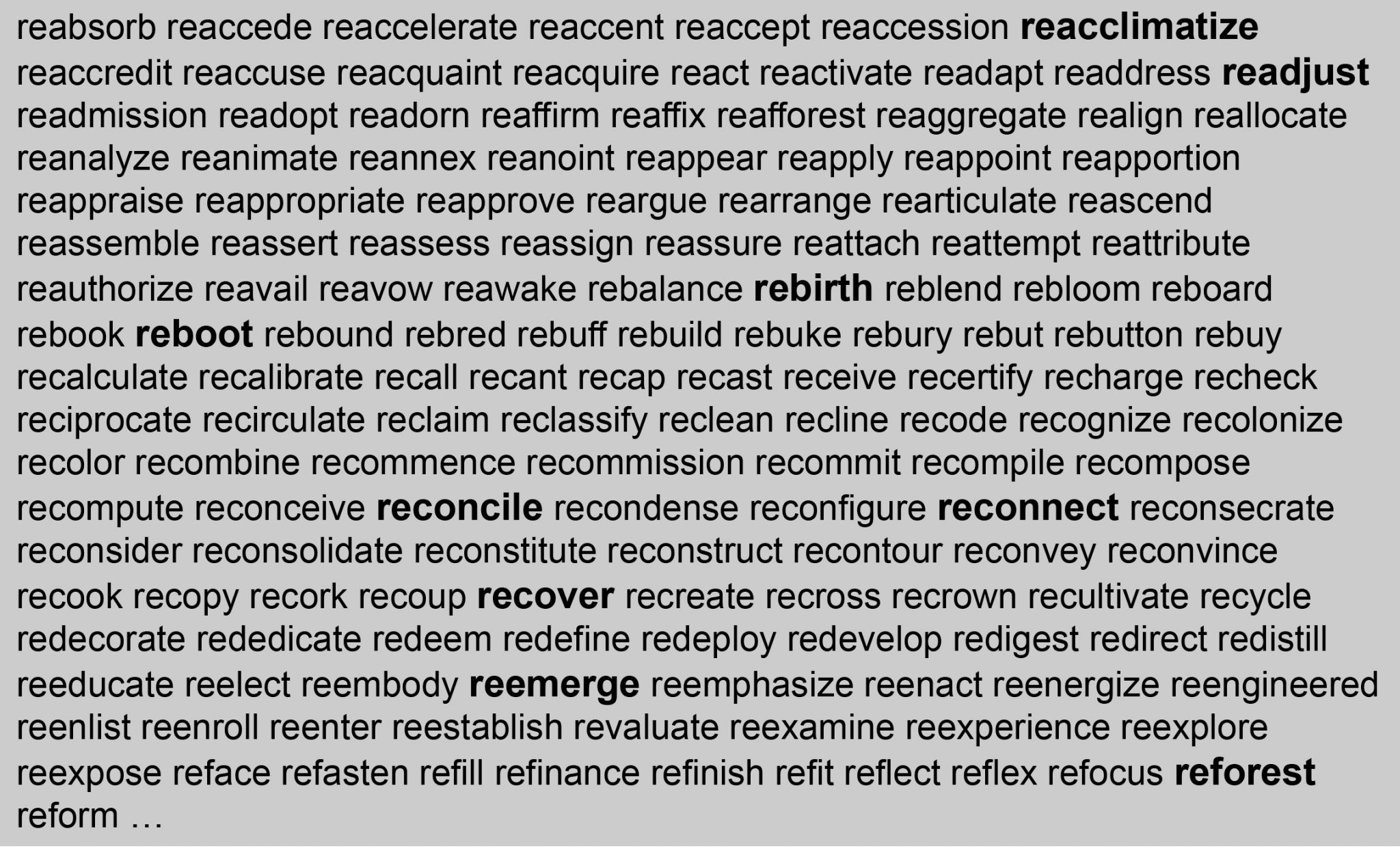 Mechanisms of Resilience & Other ‘Re-Words’ in Urban Greening