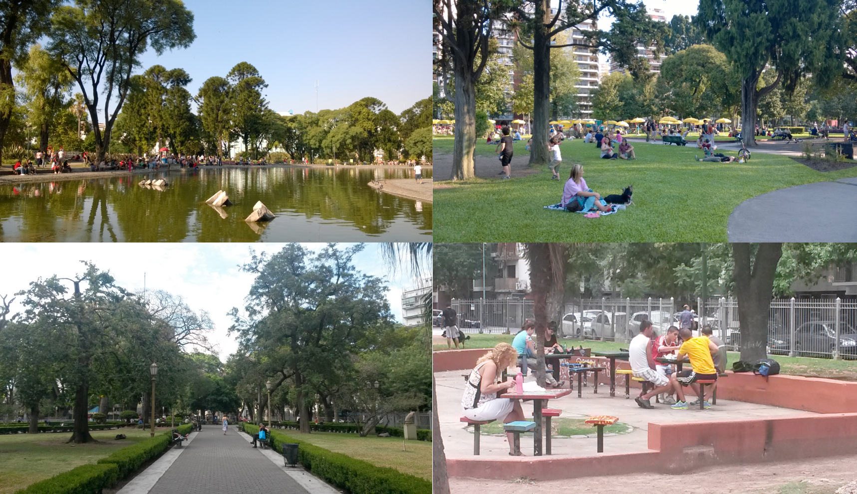 Why Do People Use Parks and Plazas in Buenos Aires?