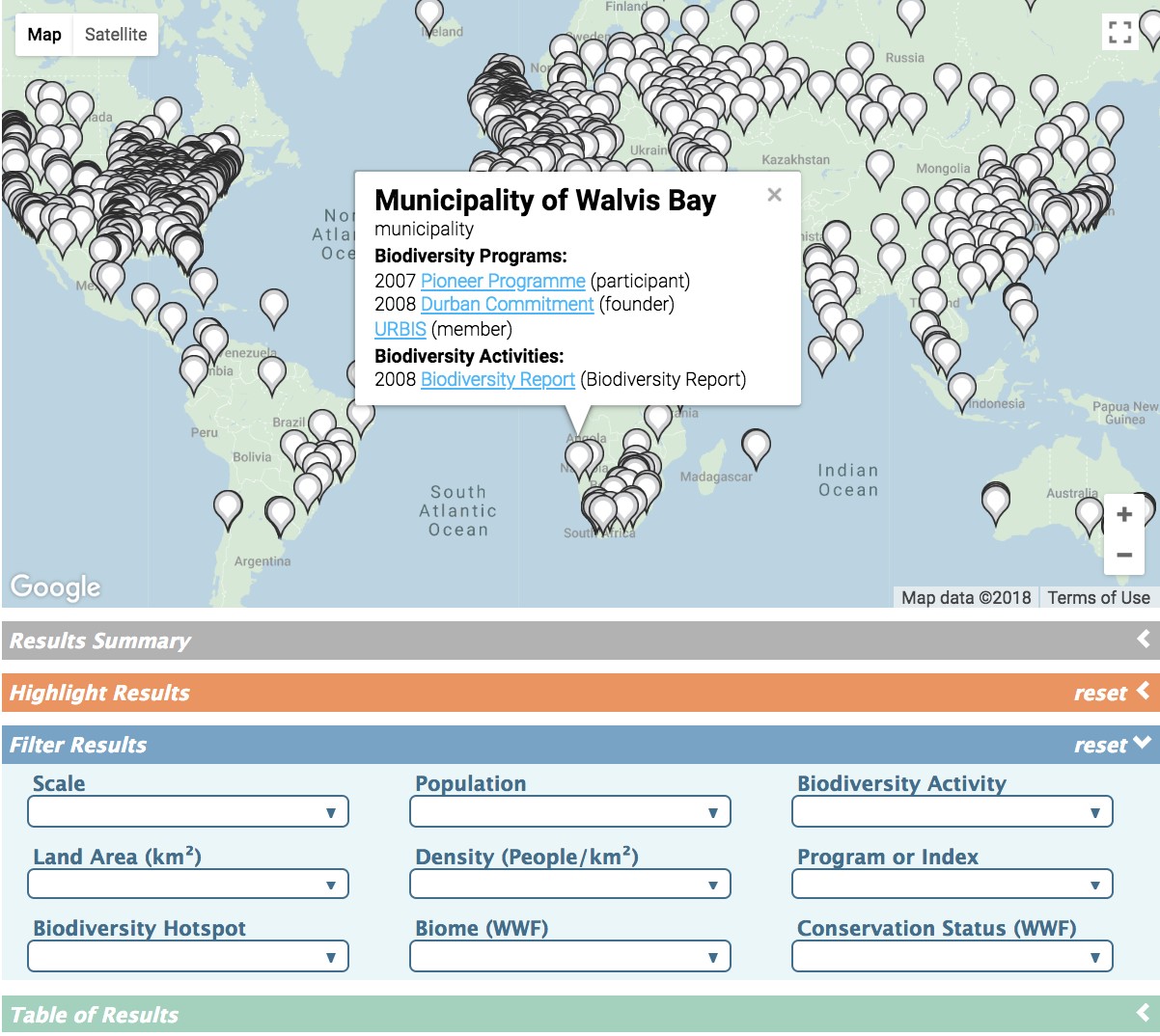 Connecting Cities and Resources: UBHub Offers Map and Database of Hundreds of Urban Biodiversity Activities