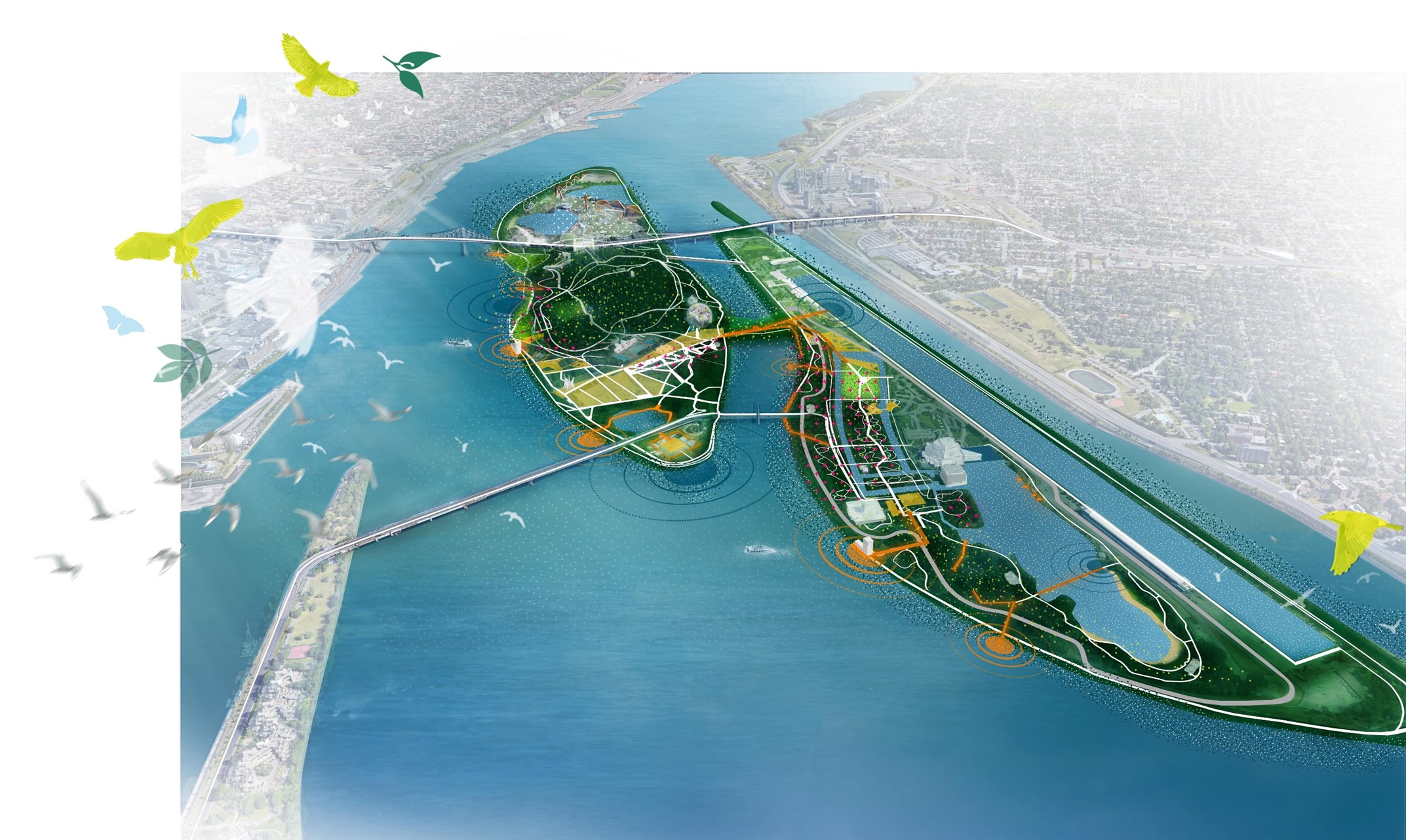 L’approche conceptuelle du Plan directeur de conservation, d’aménagement et de développement du parc Jean-Drapeau The Conceptual Approach of the Parc Jean-Drapeau’s Conservation, Planning, and Master Plan